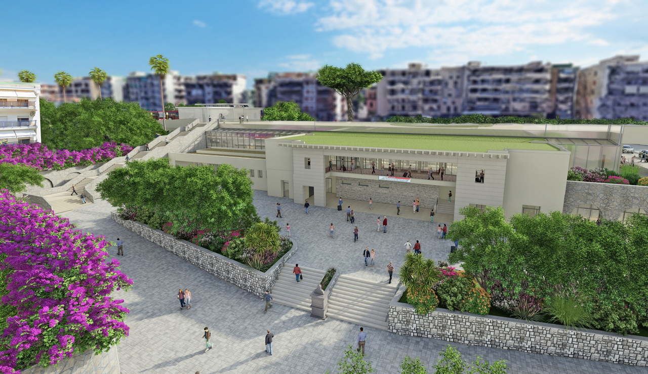 Render nuova stazione EAV Sorrento